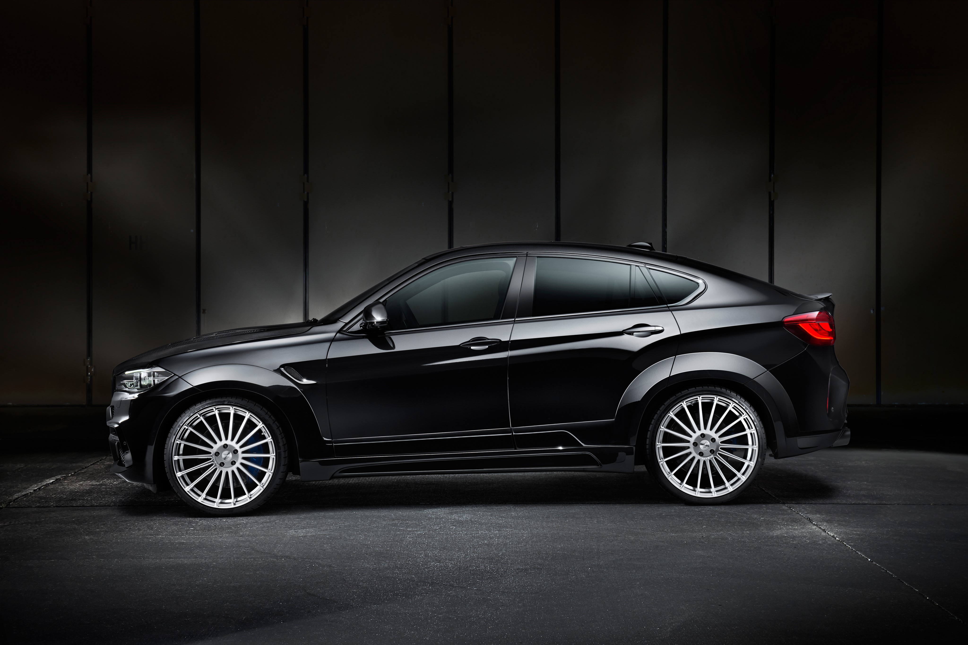 4K, F86 Hamann X6 M, BMW, Black, Side Gallery HD Wallpaper