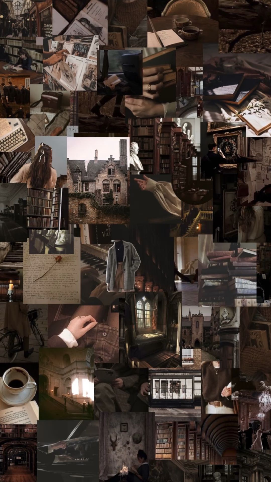 Dark academia collage wallpaper. Dark academia wallpaper, Dark academia collage, Royal wallpaper