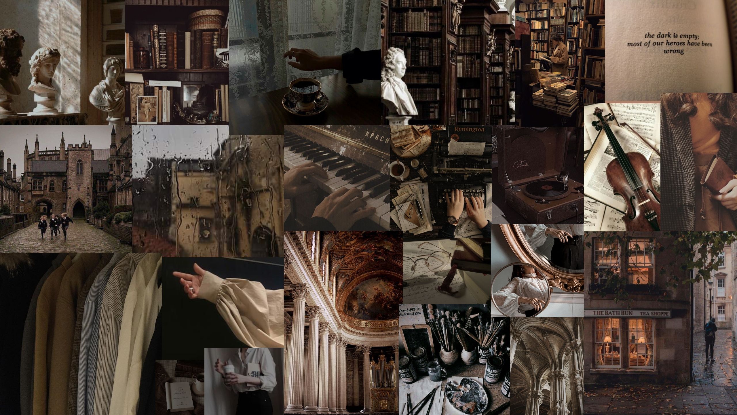 Dark Academia Aesthetic Collage. Dark academia aesthetic wallpaper collage, Dark academia aesthetic wallpaper, Dark academia aesthetic