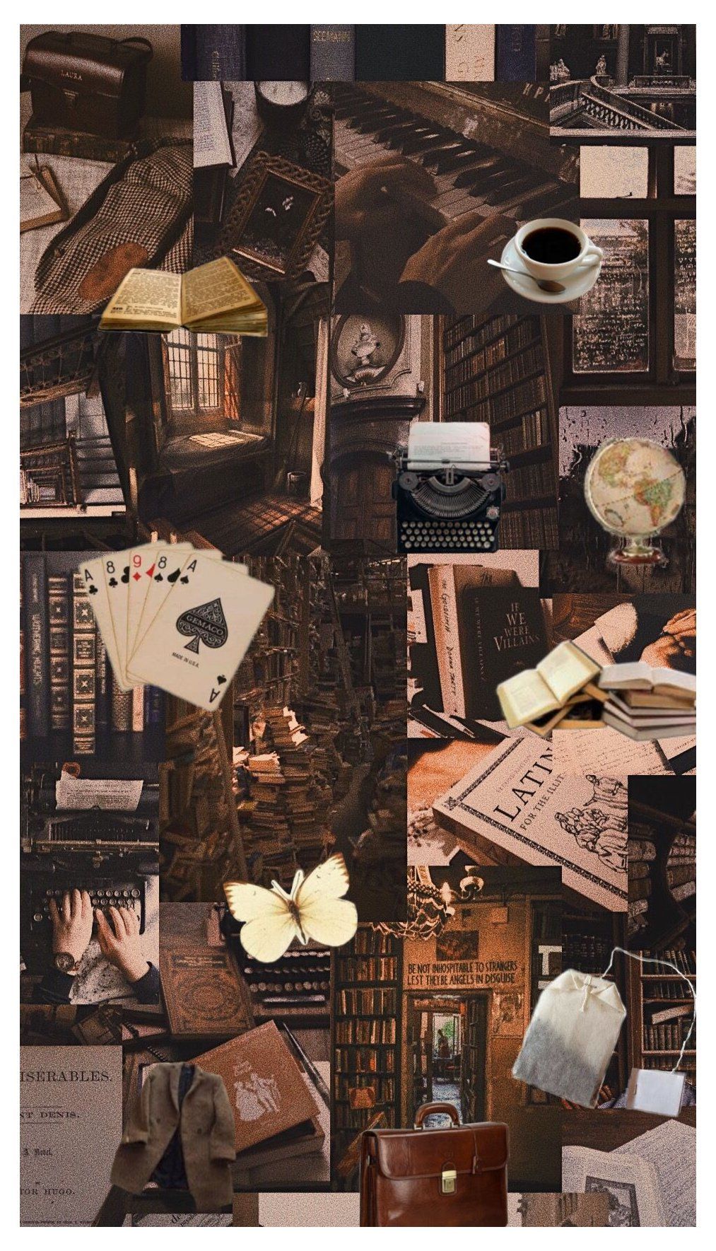 Dark academia aesthetic wallpaper #dark #academia #aesthetic #collage #d. Dark academia wallpaper, Academia aesthetic wallpaper, Dark academia aesthetic wallpaper