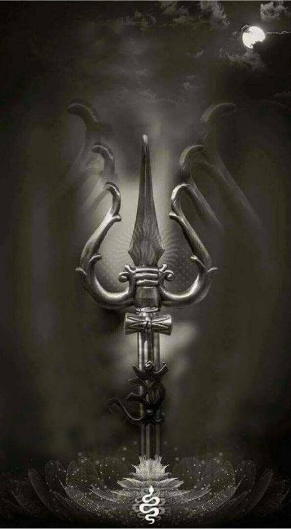 Download Shiva Trishul Trident Wallpaper