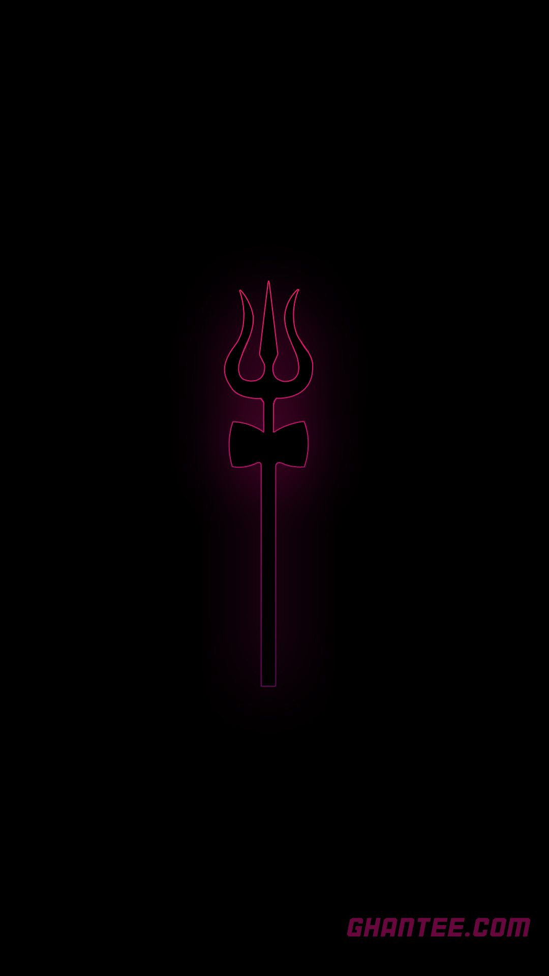 minimal trishul wallpaper for your phone. full HD. Ghantee. Phone wallpaper for men, Trishul, Om symbol wallpaper