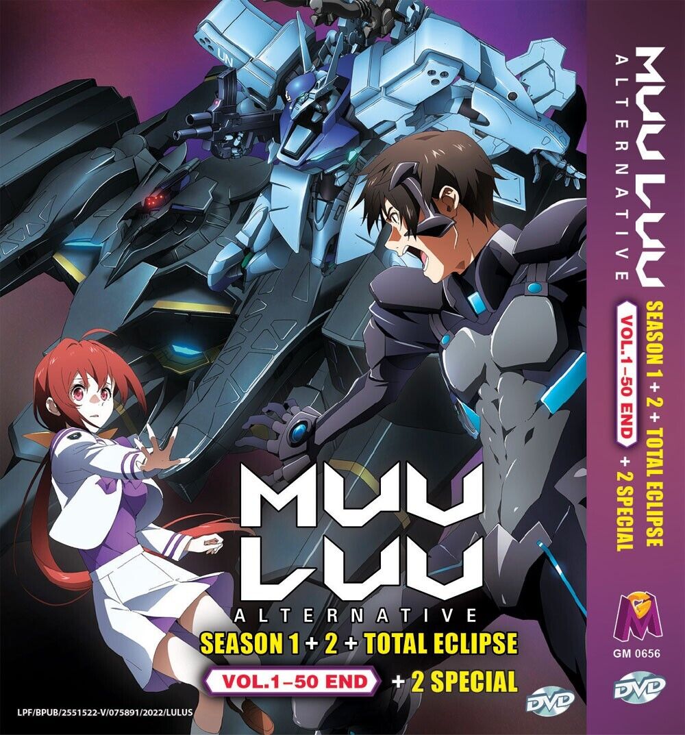 ANIME MUV LUV ALTERNATIVE SEA 1 2 TOTAL ECLIPS VOL.1 50 END SP DVD FREE ANIME