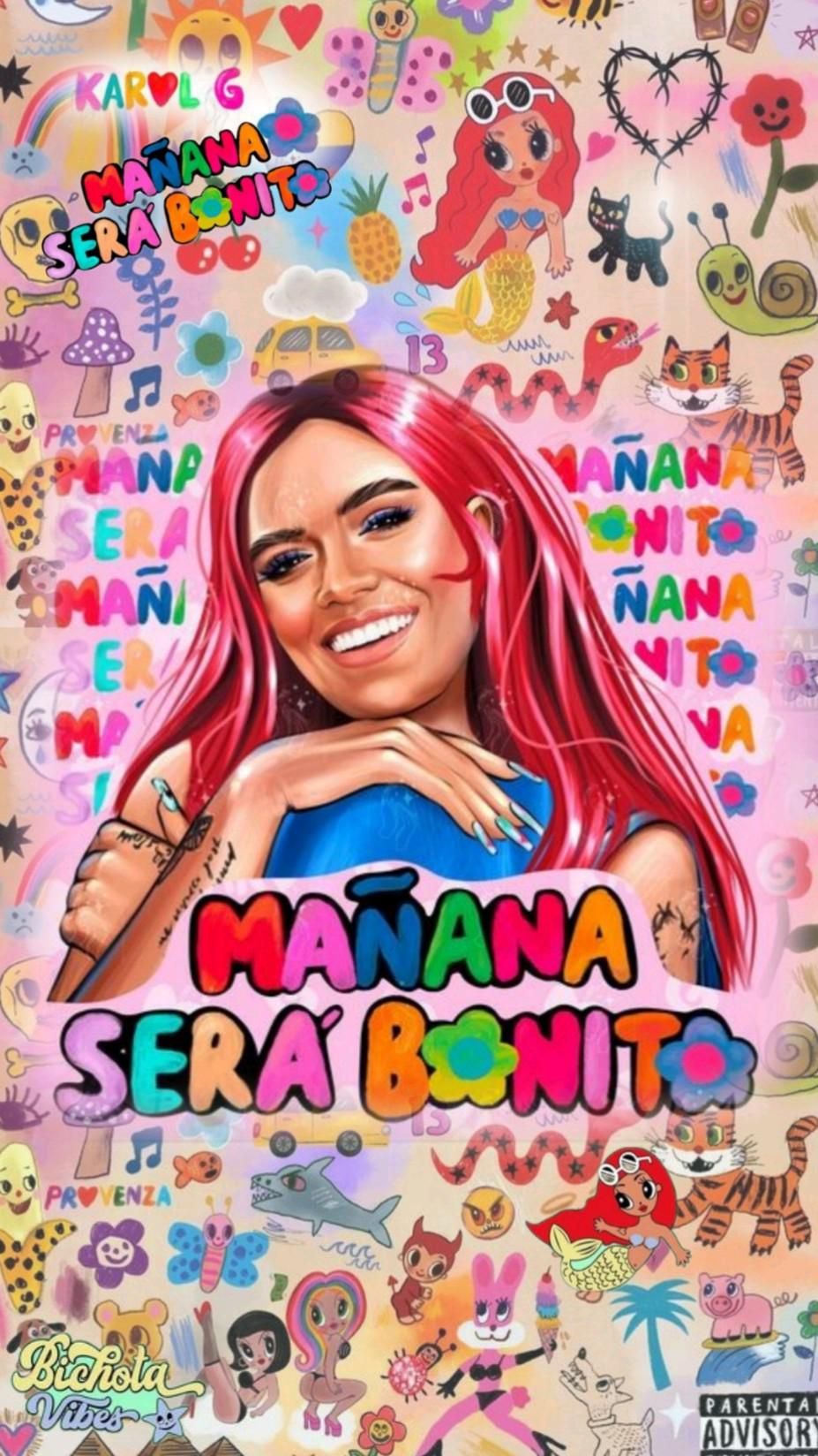 fondo de pantalla mañana será bonito Karol G en 2023. Fondo de pantalla para iphone disney, Collage de fotos cumpleaños, Imagenes de chicas dibujadas