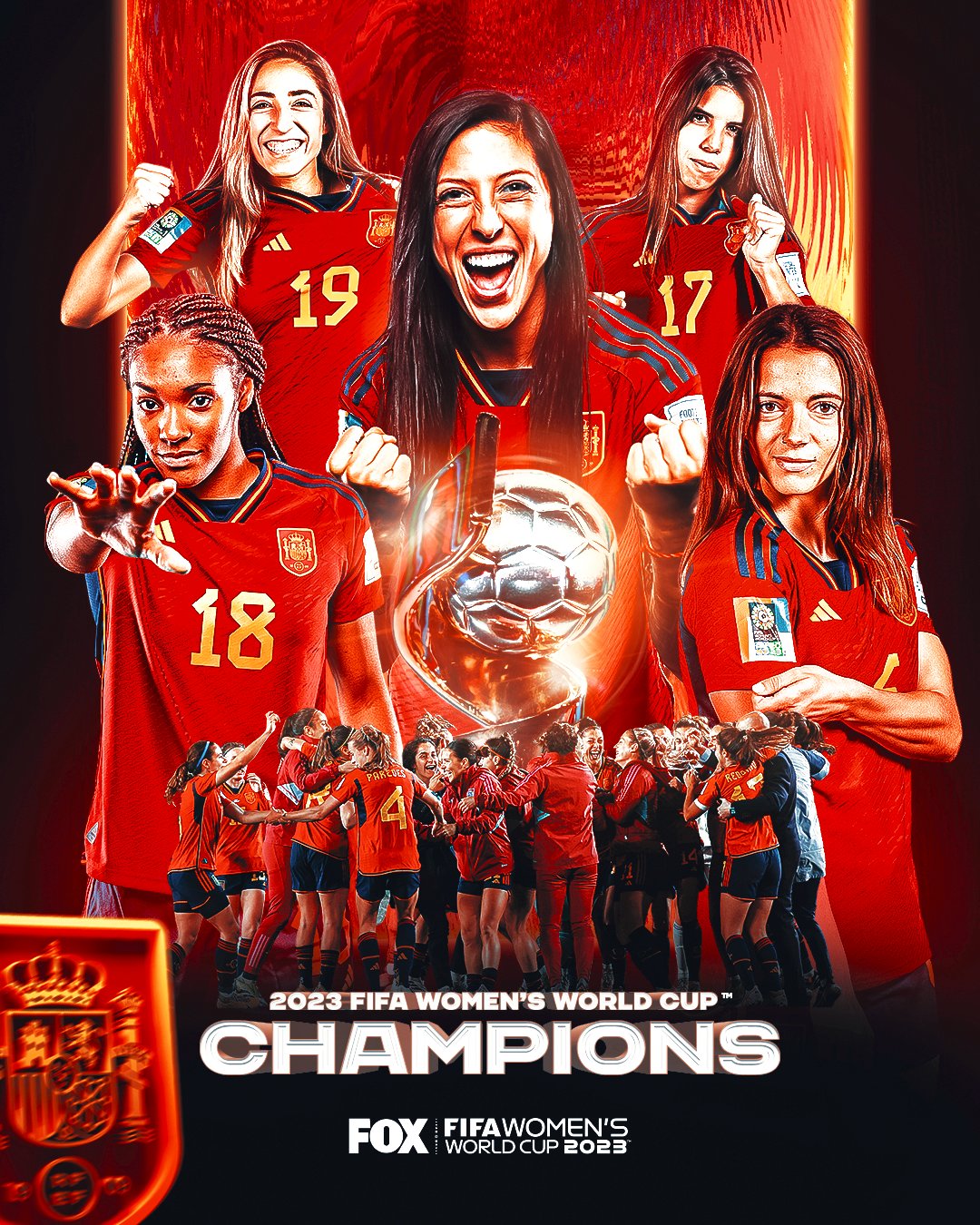 Spain Football Women's World Cup 2023 Champions wallpaper