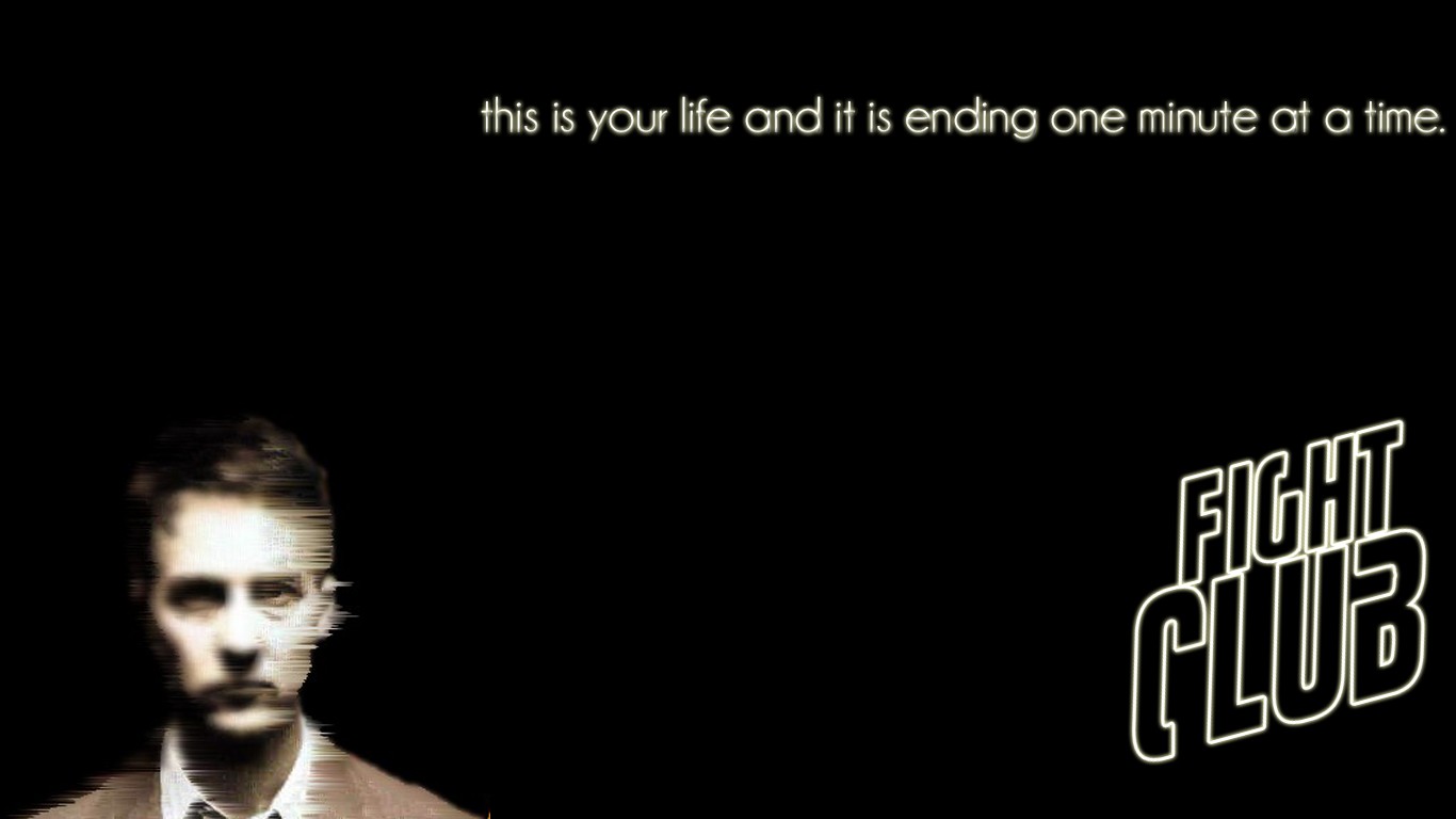 Wallpaper, 1366x768 px, Fight Club 1366x768