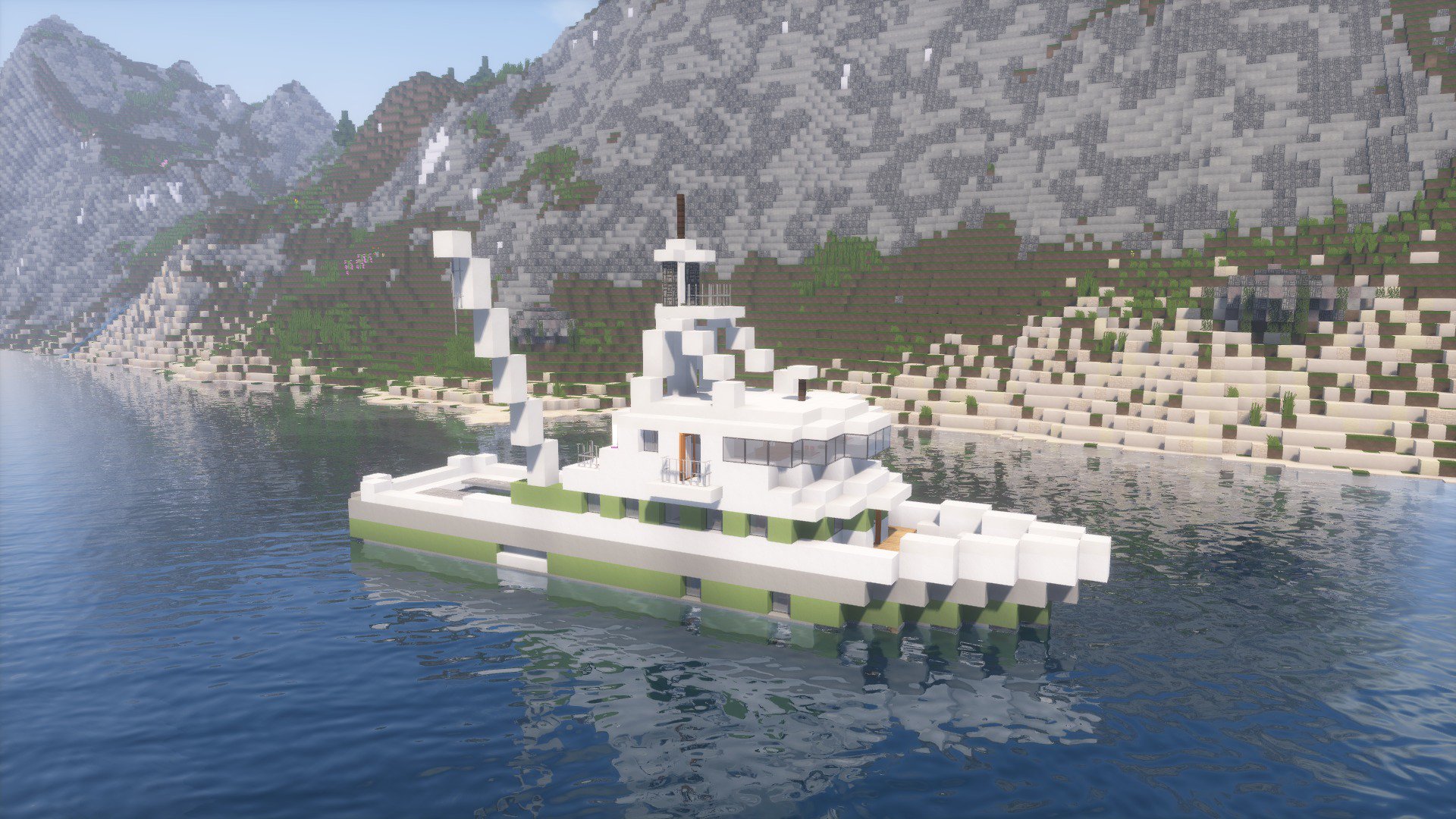 MCReples Fishing Boat (full interior) + Download