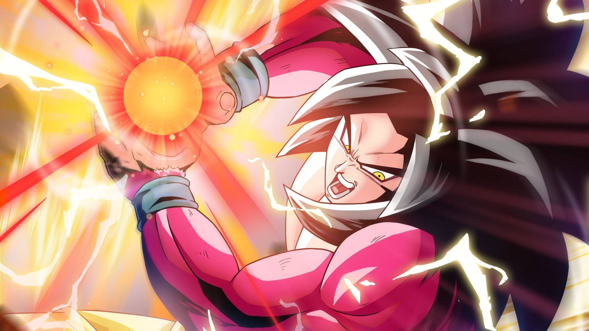 Download Ssj4 Goku Kamehameha Wallpaper