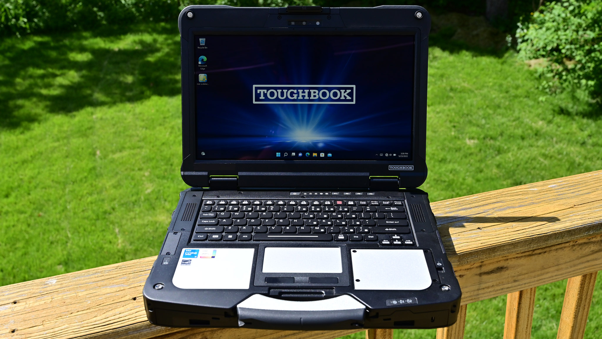 Daniel Rubino morning, Panasonic Connect announced the TOUGHBOOK 40, a fully rugged Windows 11 laptop with 11th Gen Intel, a 1200 nit display, and 8 modular bays. It's a