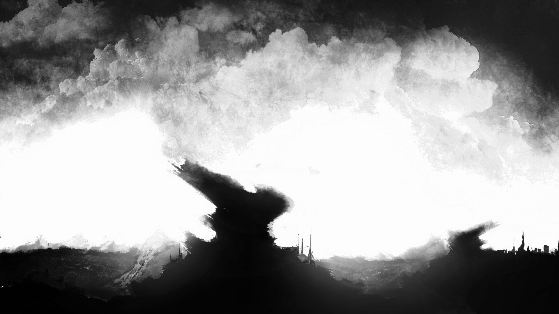 Free download Dark surreal black white sky clouds wallpaper 1920x1080 45139 [1920x1080] for your Desktop, Mobile & Tablet. Explore Dark Surreal Wallpaper. Surreal Wallpaper, Surreal Desktop Background, Surreal Wallpaper