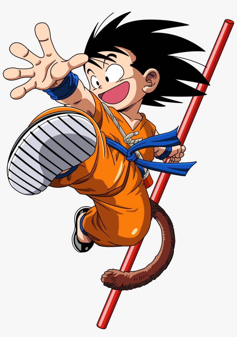 Goku Niño - Ball Goku With Power Pole PNG Download