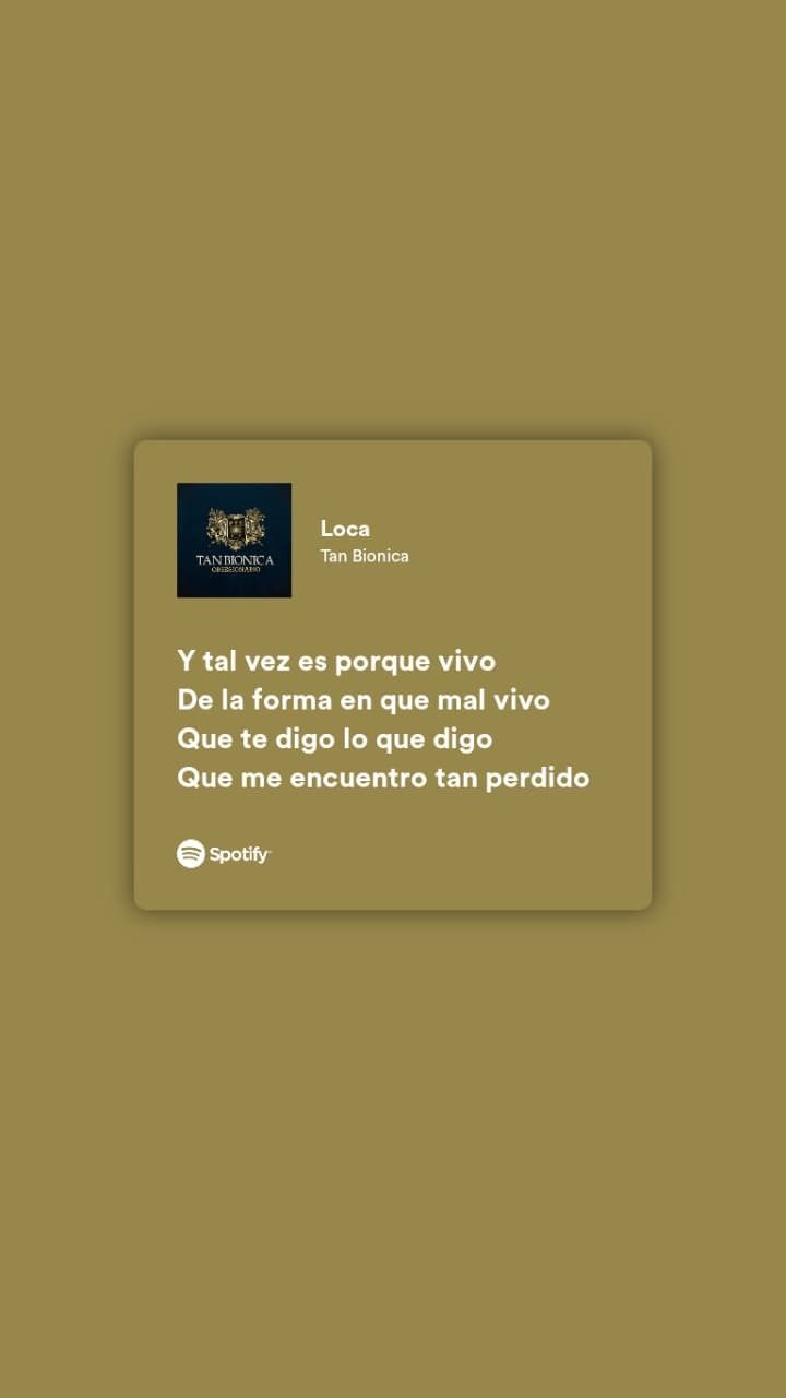 tan bionica. Tan bionica, Letras de canciones, Bionica