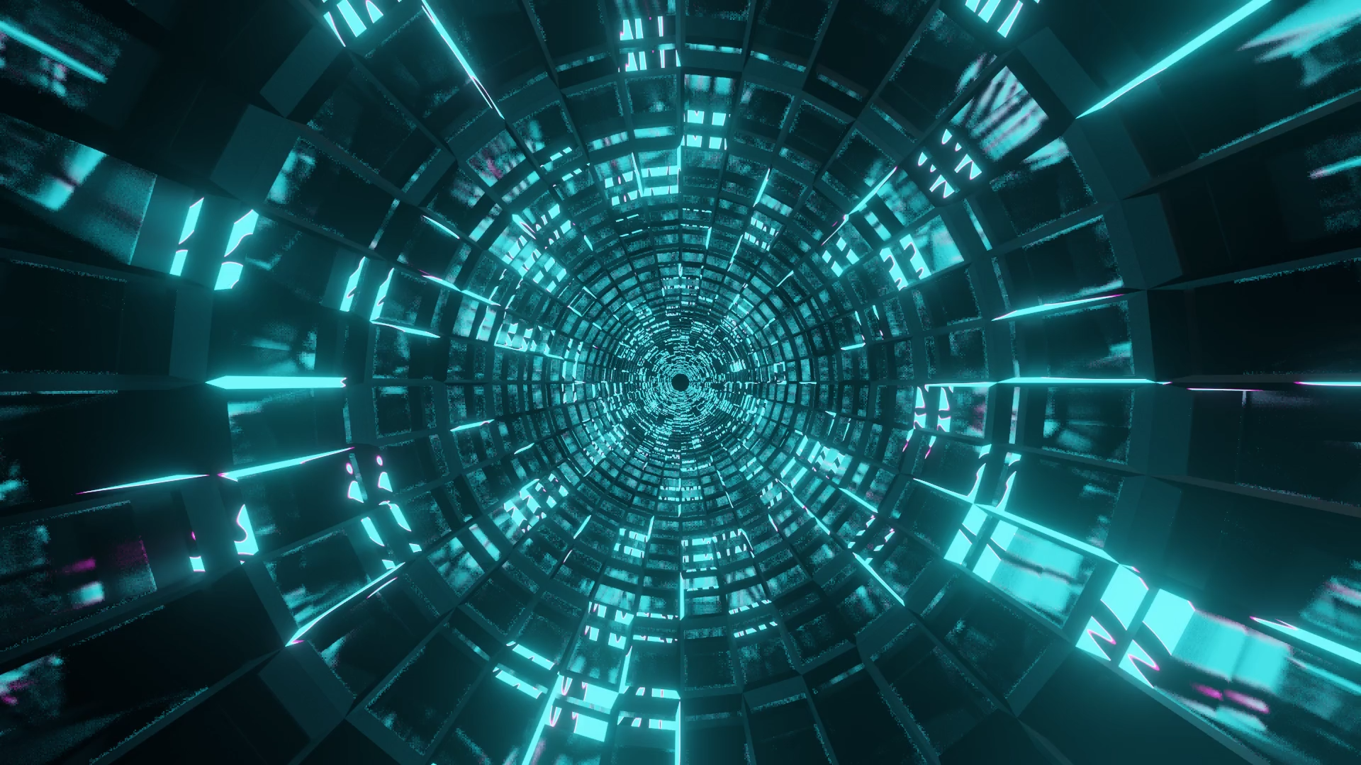 Time Tunnel VJ Loop. Motion design, Technology wallpaper, Music visualization