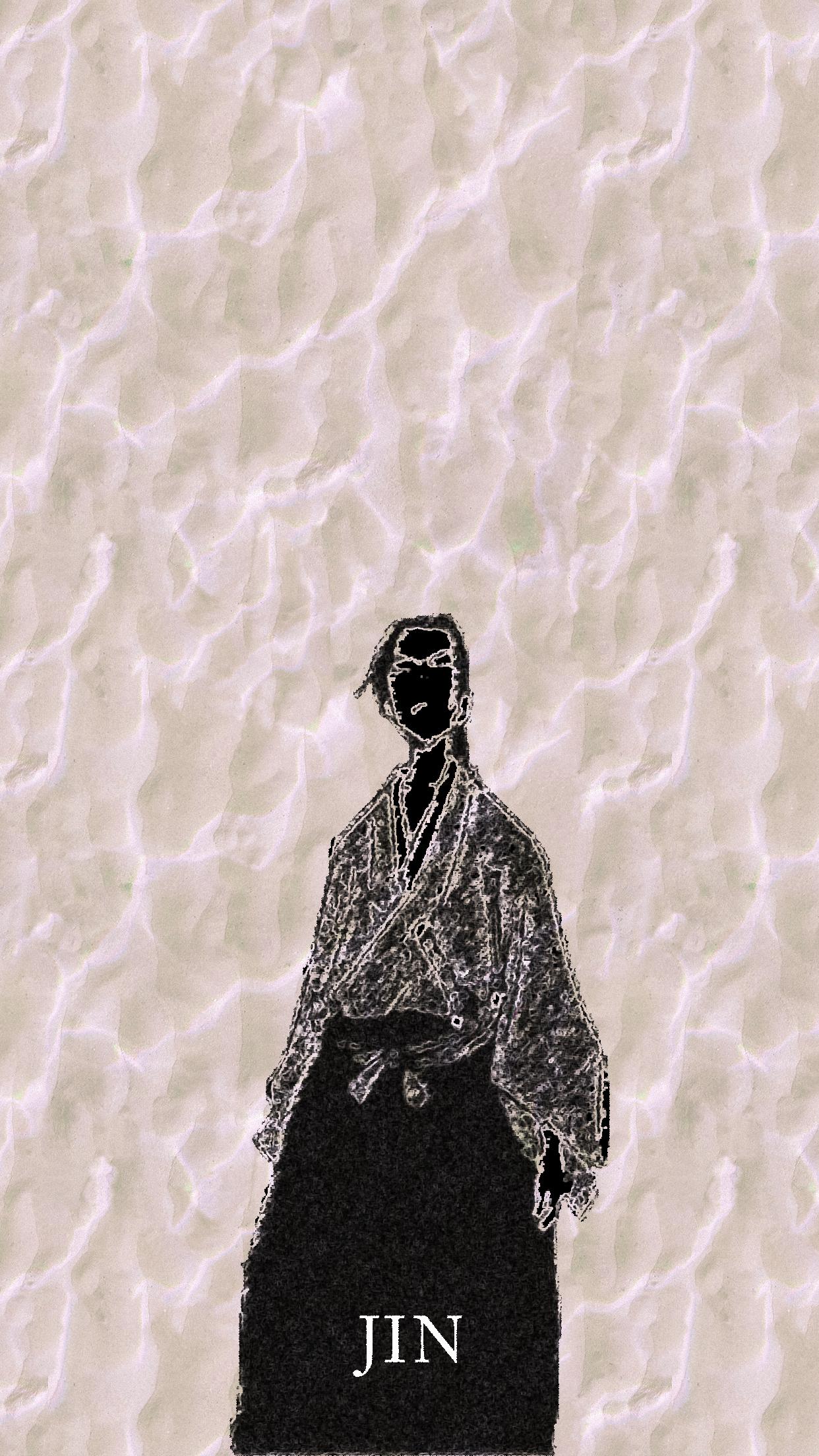 Jin Wallpaper made by me :)