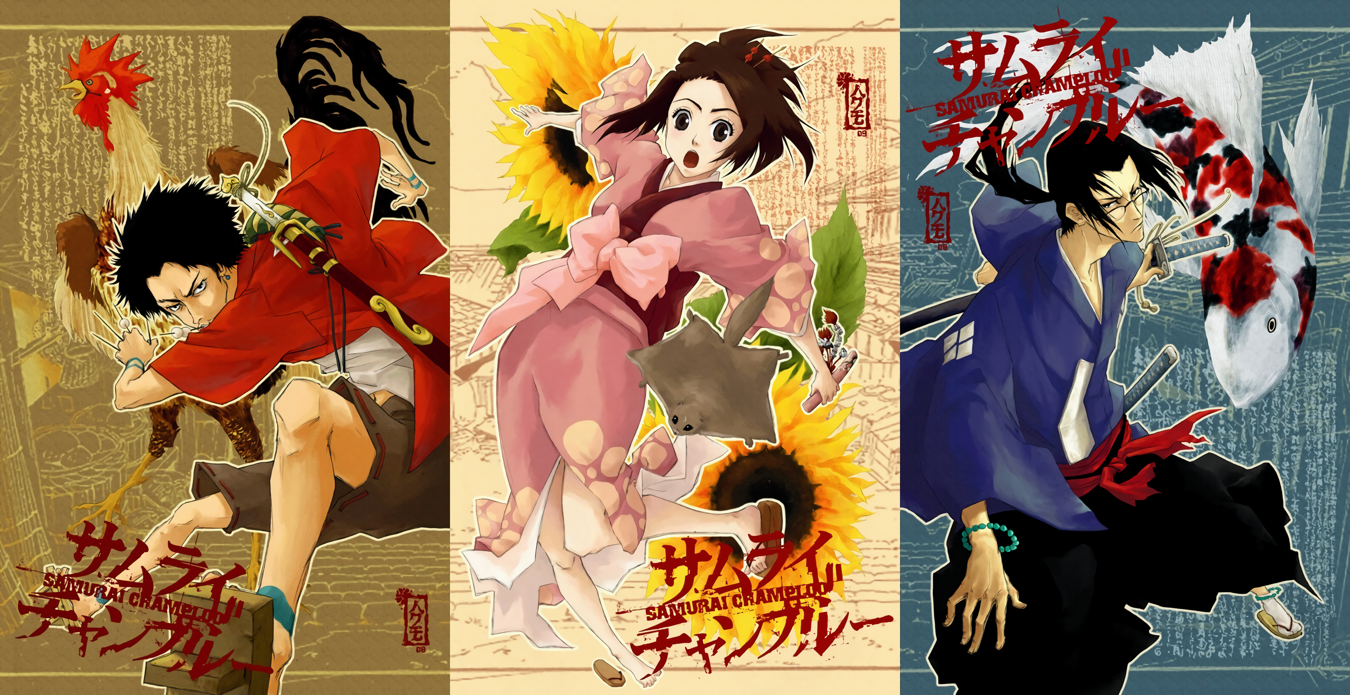 Samurai Champloo Mugen Fuu Jin Samurai Champloo Wallpaper:2693x1386