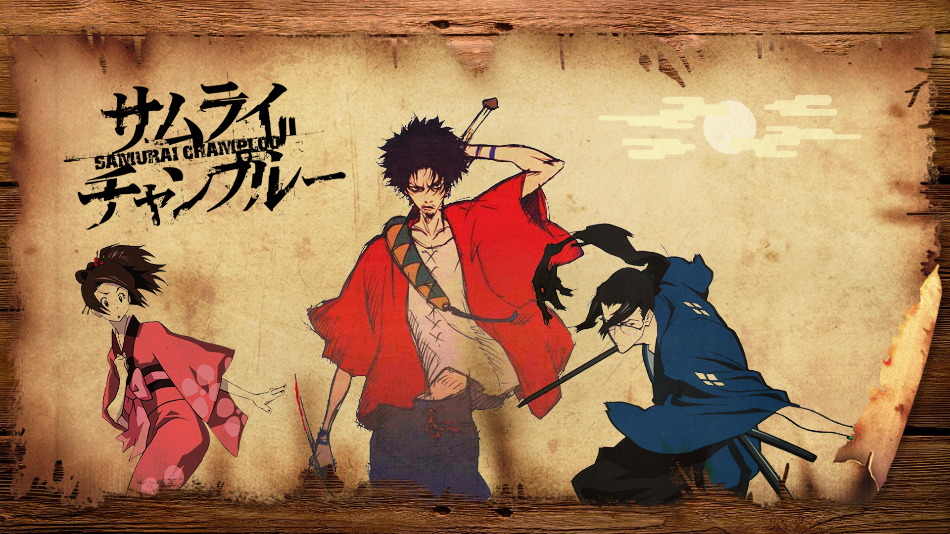 Wallpaper, samurai, Samurai Champloo, Jin Samurai Champloo, Mugen, sword 1920x1080