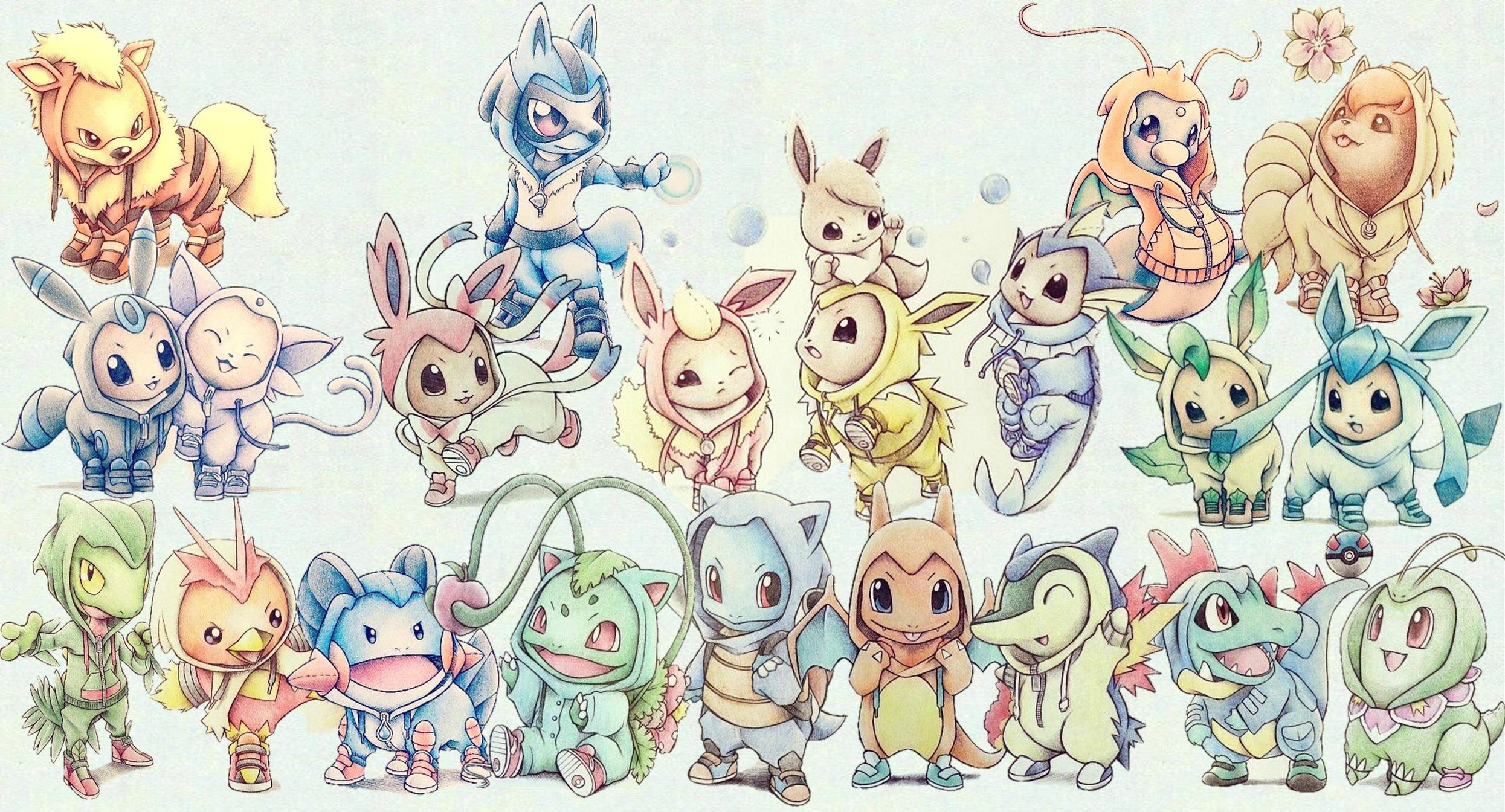 Eeveelutions HD Wallpaper and Background