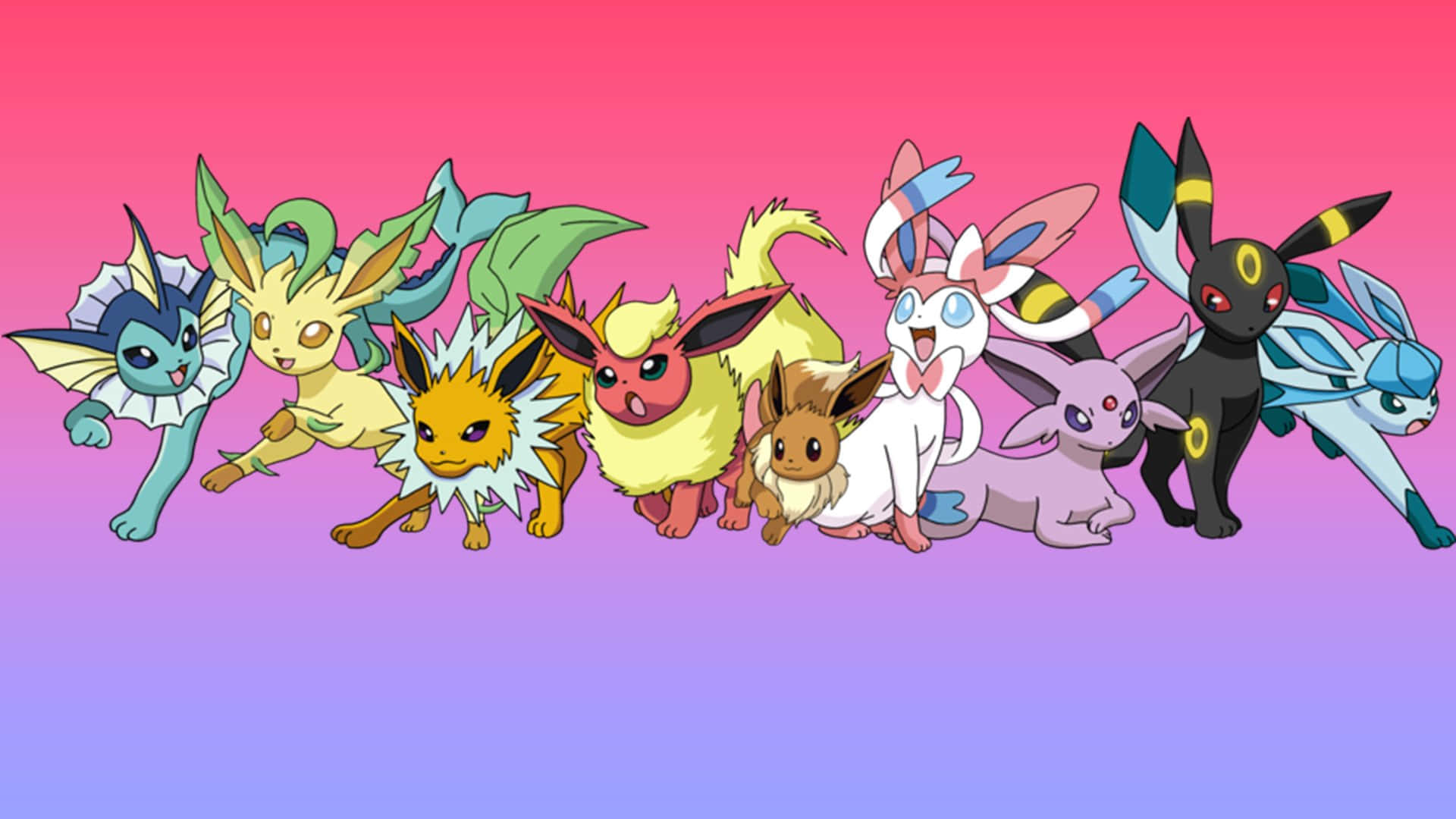 Eevee Evolutions Wallpaper