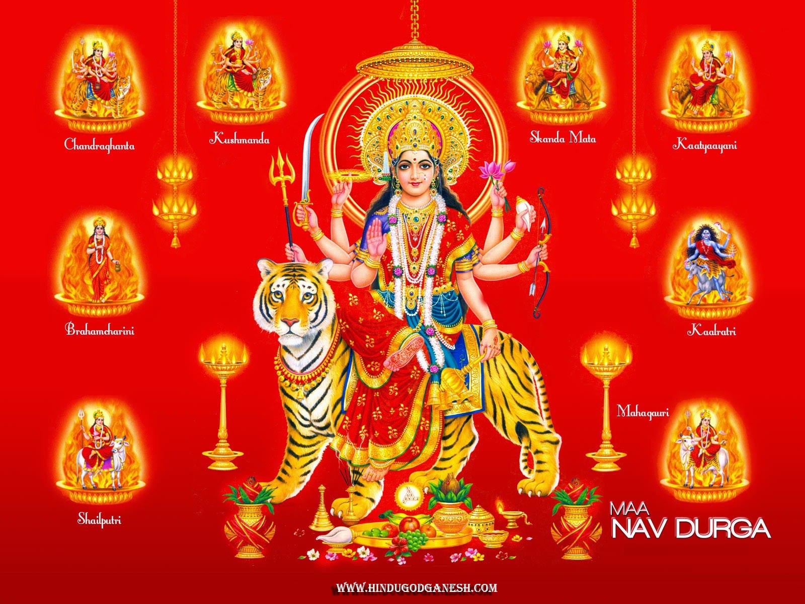 Maa Nav Durga Wallpaper & Photo for desktop free