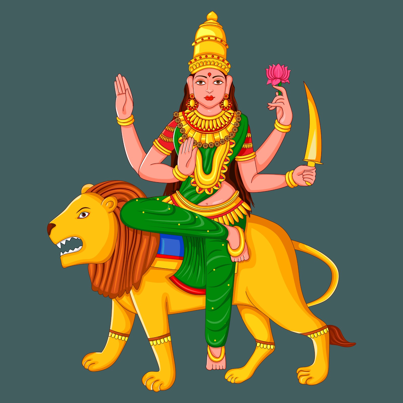 Navratri 2022 Day 6: Date, Colour of the Day, Maa Katyayani Puja Vidhi, Shubh Muhurat, Mantras, Bhog and Significance