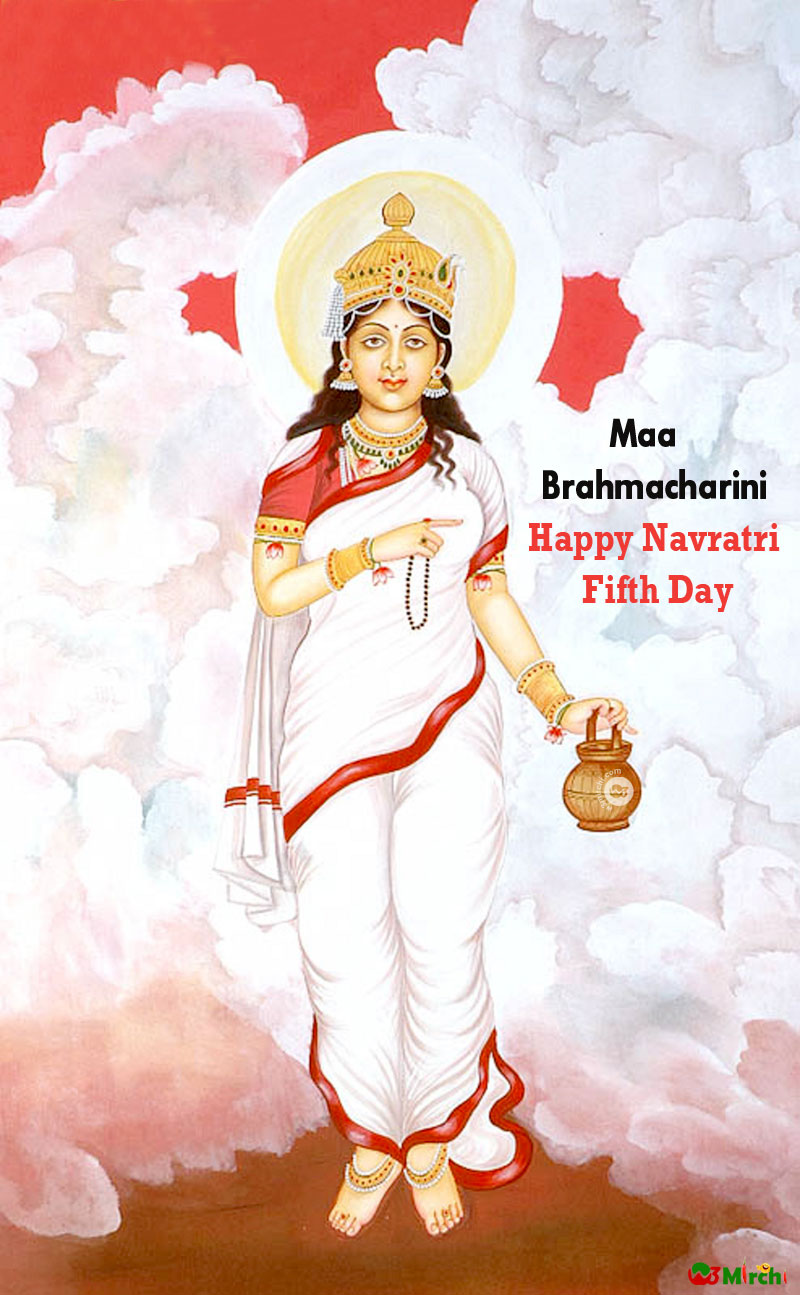 Happy Navaratri Maa Brahmacharini Puja