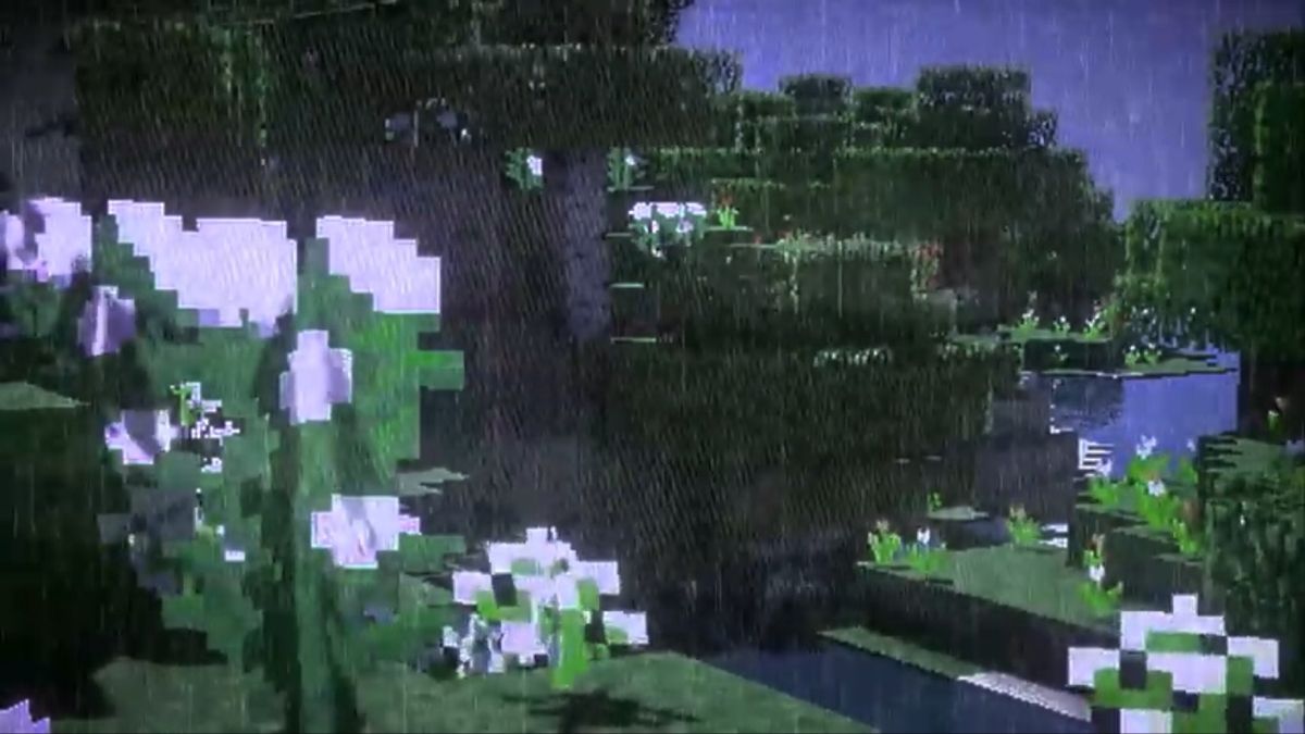 Misty Flower Beach Minecraft Desktop Background Screensaver Digital Drawing & Illustration eolane.ee