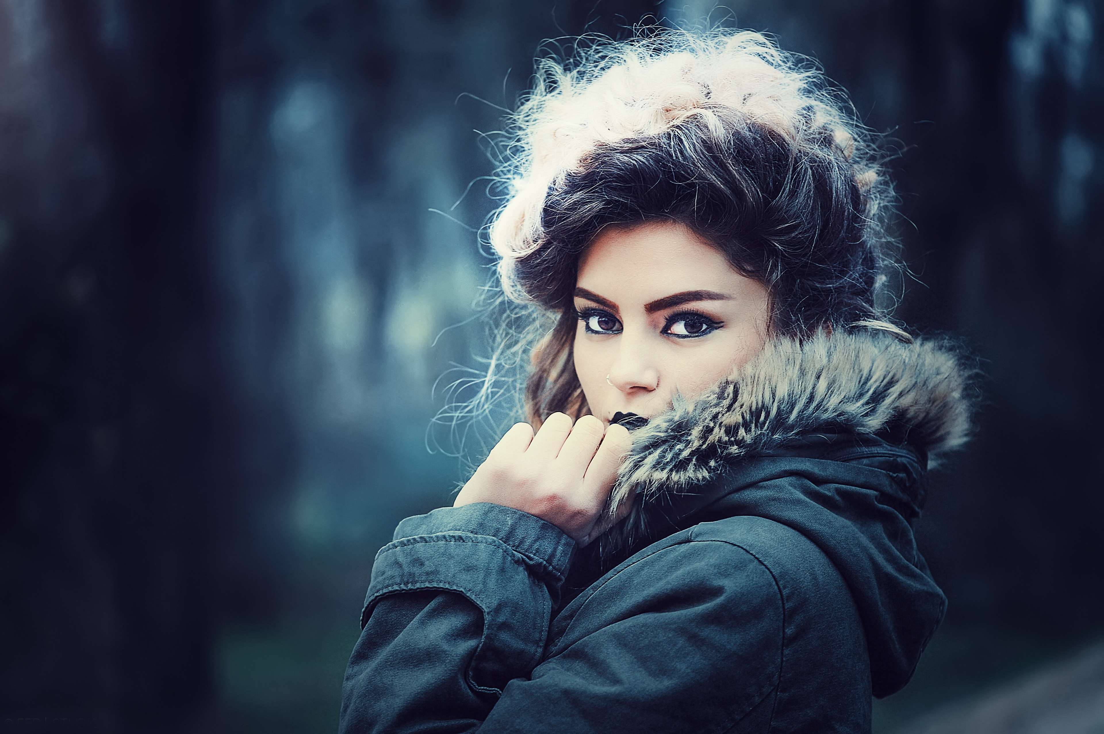 casual, fashion, girl, makeup, model, photo shoot, portrait, woman 4k Gallery HD Wallpaper