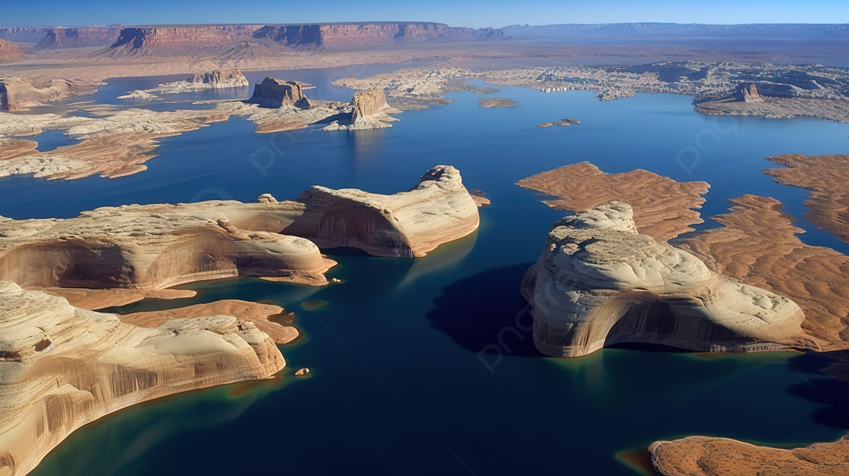 Water Holes At Lake Powell Arizona Background, Recent Picture Of Lake Powell Background Image And Wallpaper for Free Download