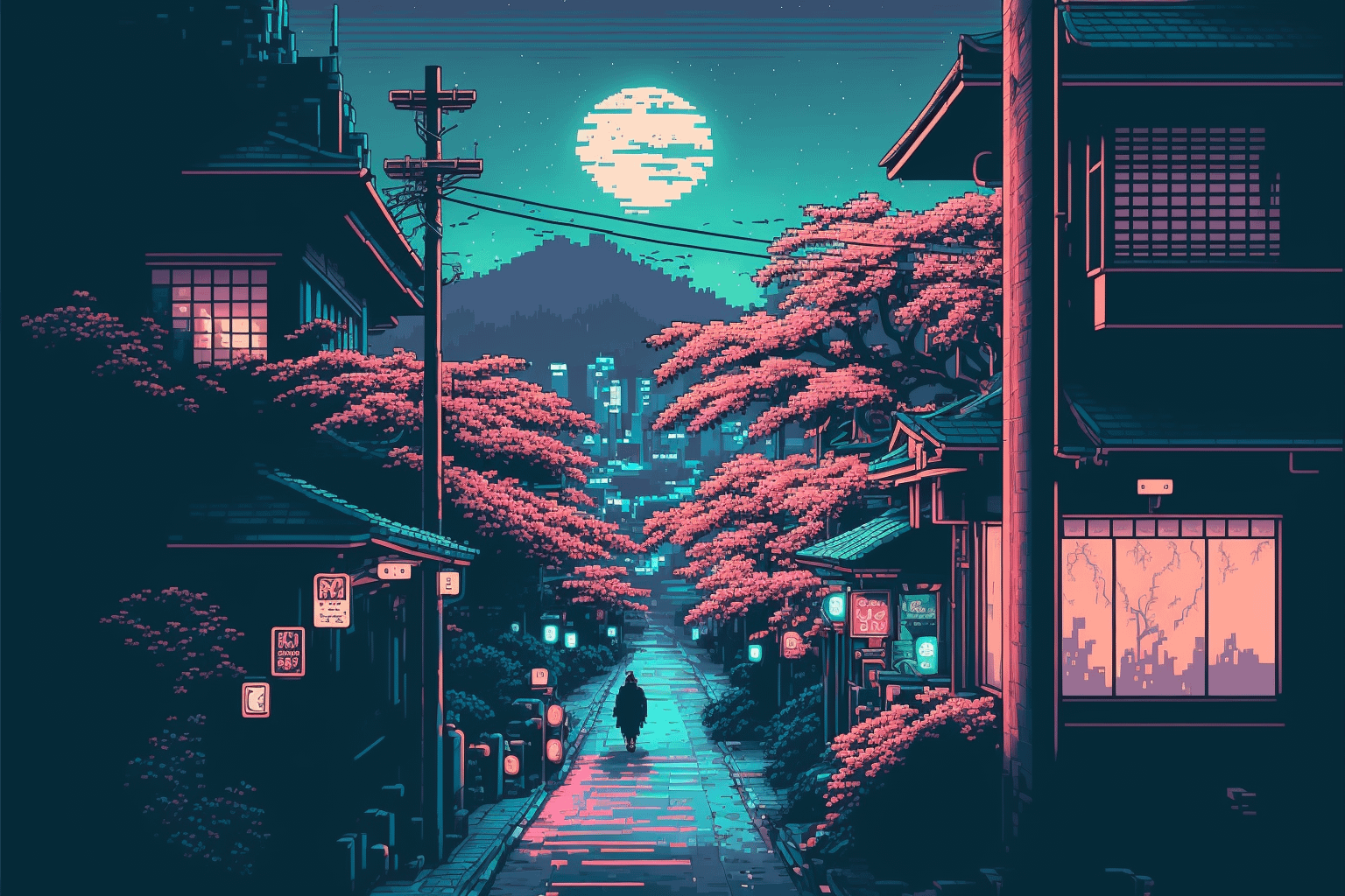Synthwave scenes from Tokyo and Hong Kong, because I'm feeling really nostalgic
