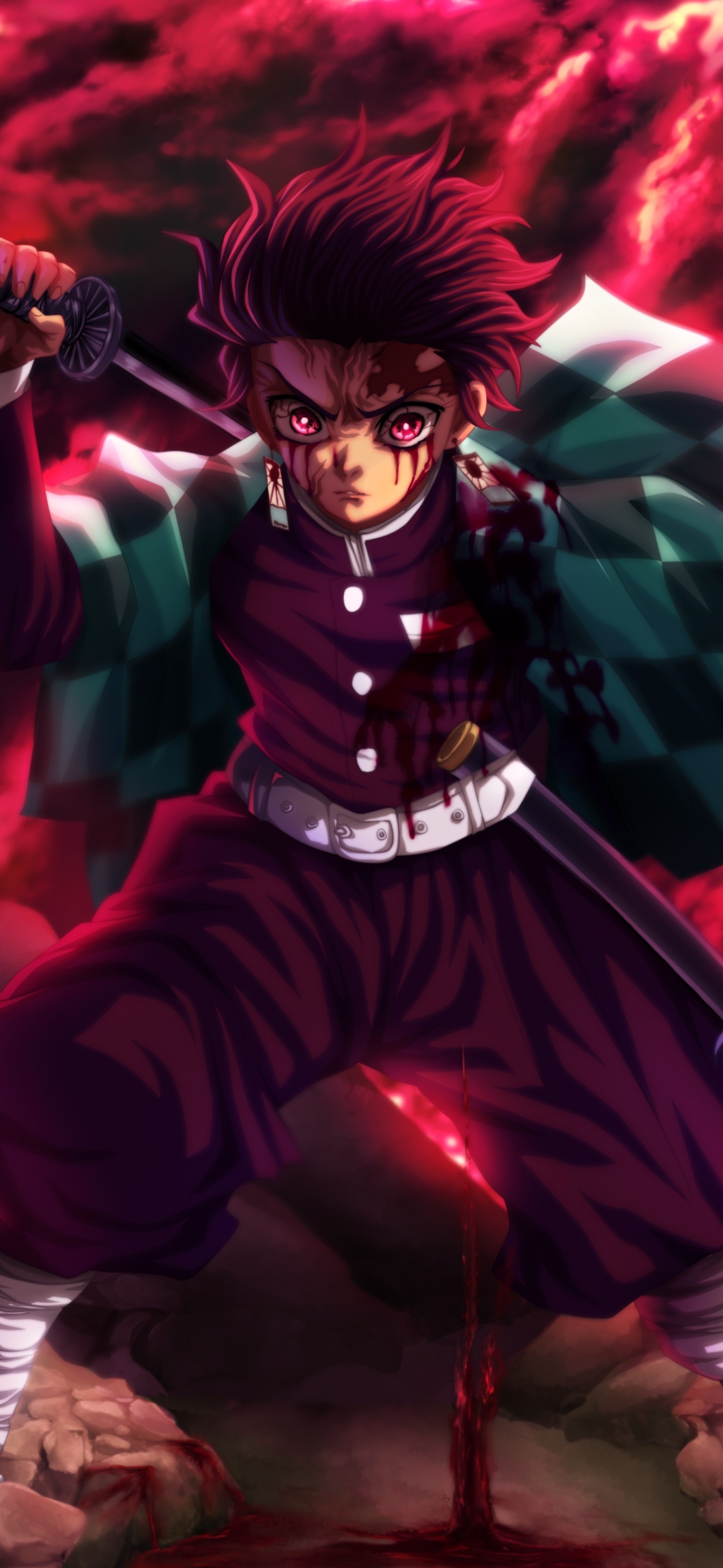 Wallpaper / Anime Demon Slayer: Kimetsu no Yaiba Phone Wallpaper, Tanjiro Kamado, 1440x3120 free download