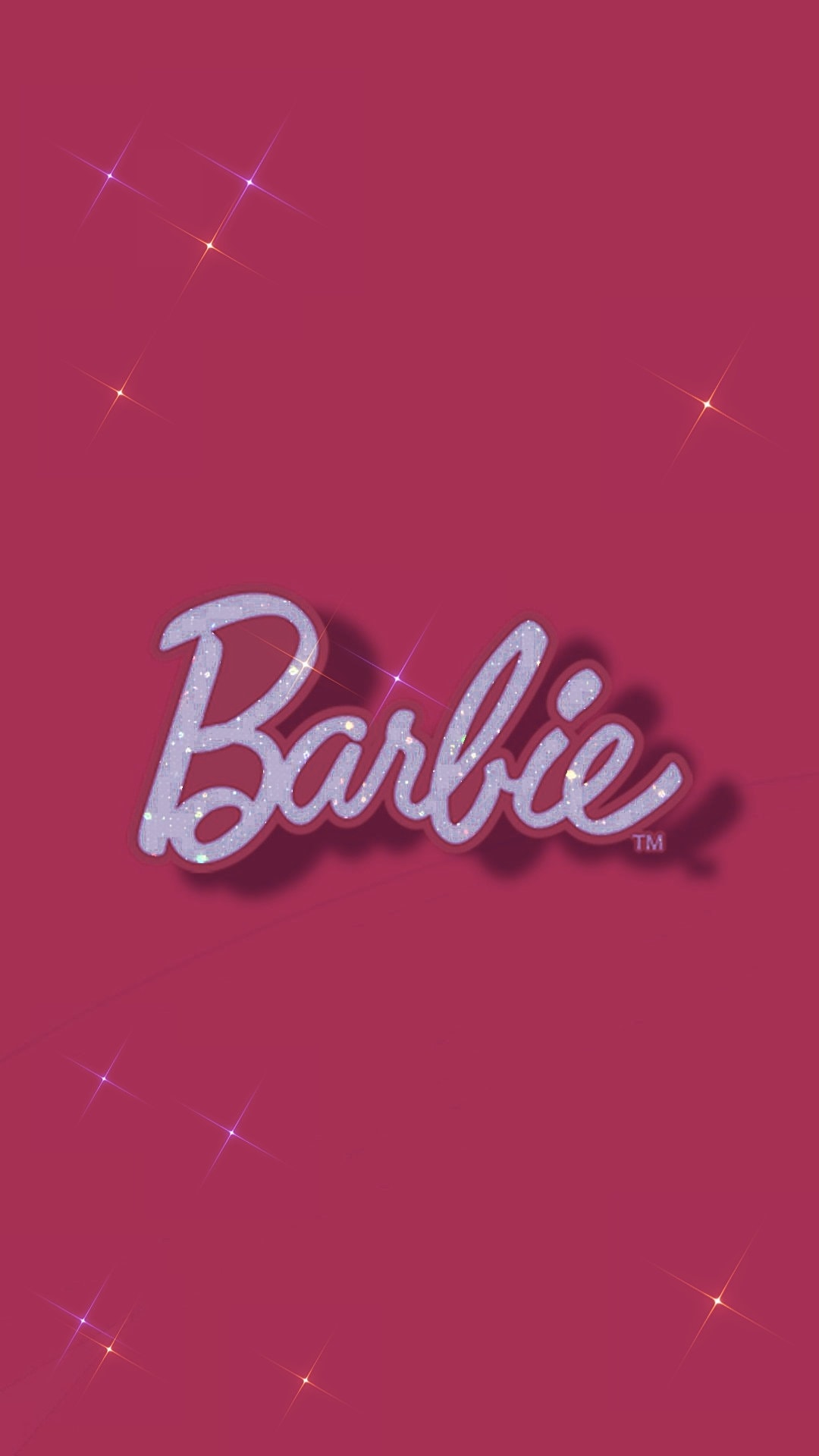 Hot Pink Sparkling Barbie Animated