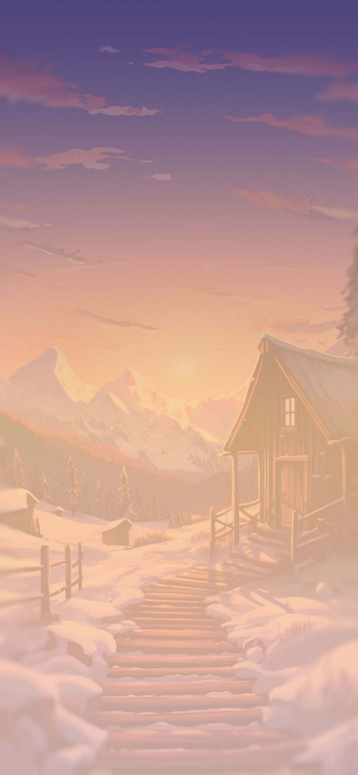 Winter in the Mountains Aesthetic Wallpaper Winter Wallpaper
