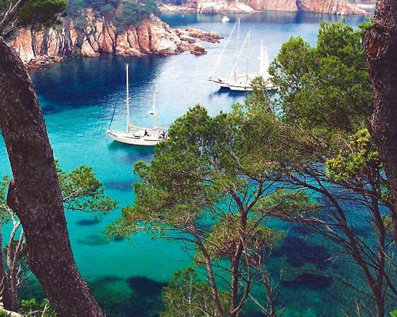 Magical Places Spain Aiguablava Beach In Costa Brava HD Wallpaper, Wallpaper13.com