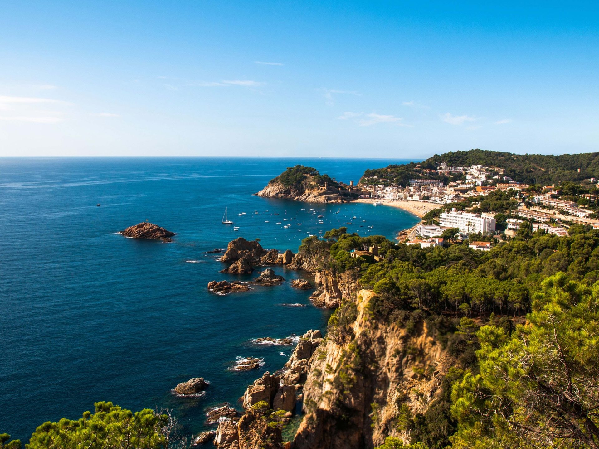 Spain Costa Brava Tossa De Mar HD Wallpaper, Wallpaper13.com