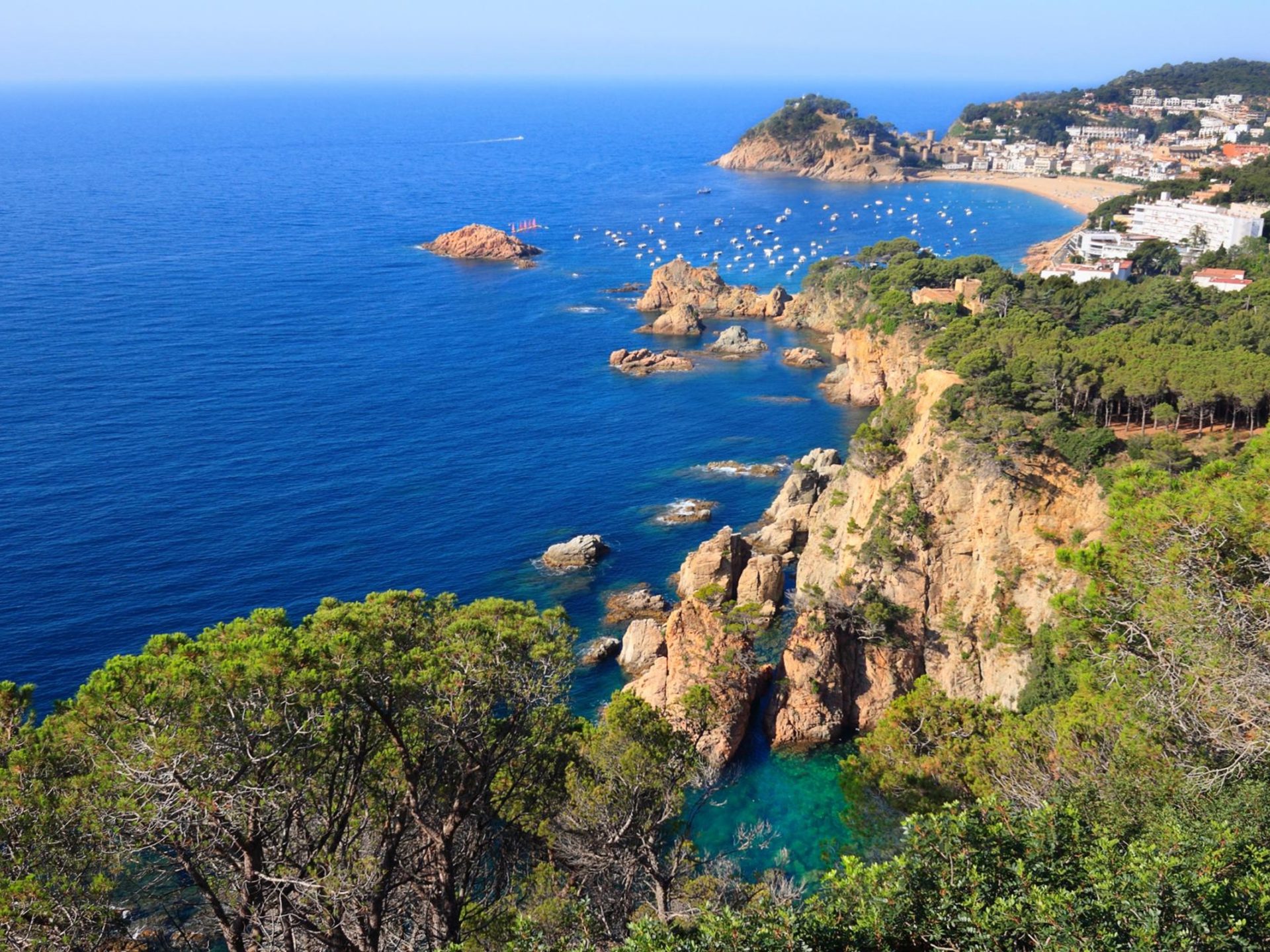 Spain Costa Brava Tossa De Mar HD Desktop Wallpaper 2560x1600, Wallpaper13.com
