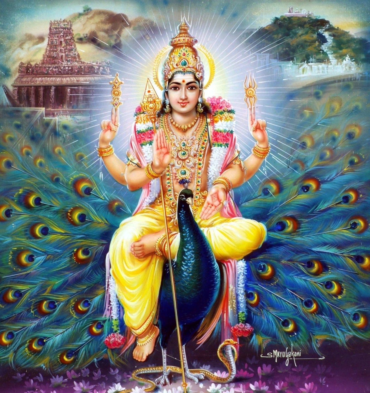 Lord murugan tiruchendur Wallpaper Download