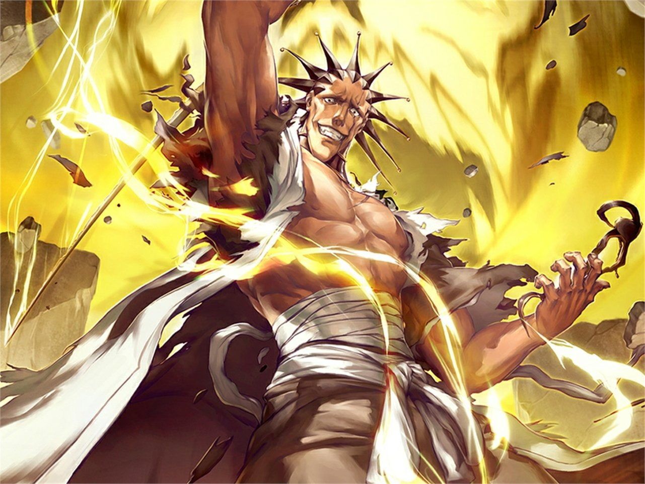 Bleach Kenpachi Zaraki Wallpapers - Wallpaper Cave, image size:1281x961