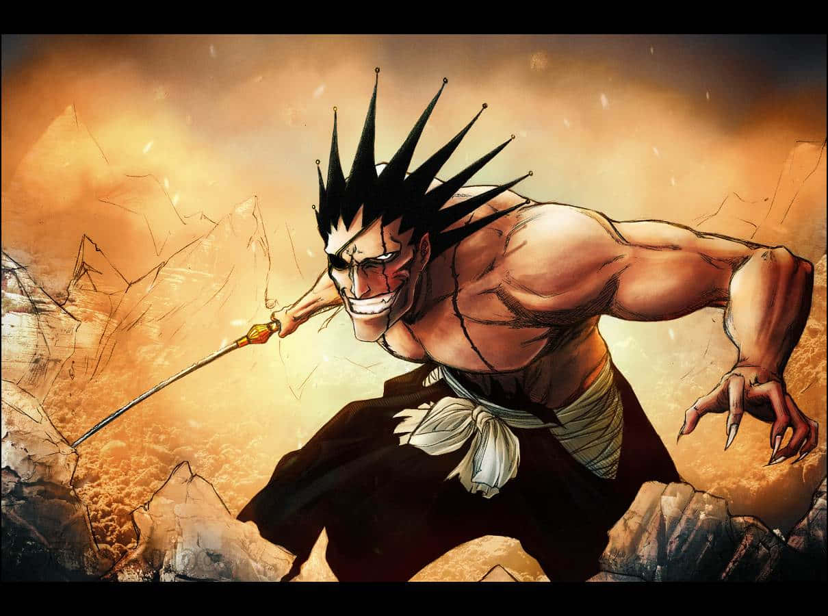Download Kenpachi Zaraki, the Strongest Soul Reaper Wallpaper