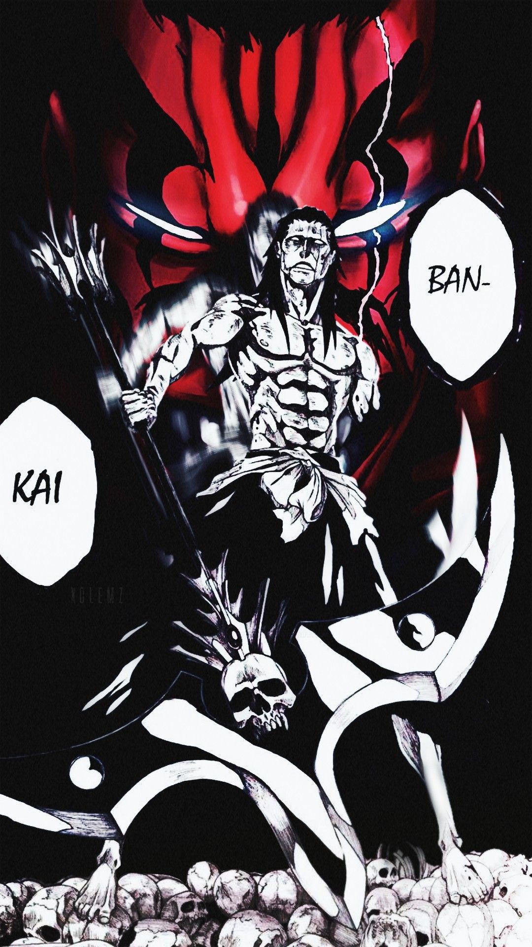 Kenpachi Zaraki Bankai wallpaper. Zaraki kenpachi, Mangá bleach, Anime