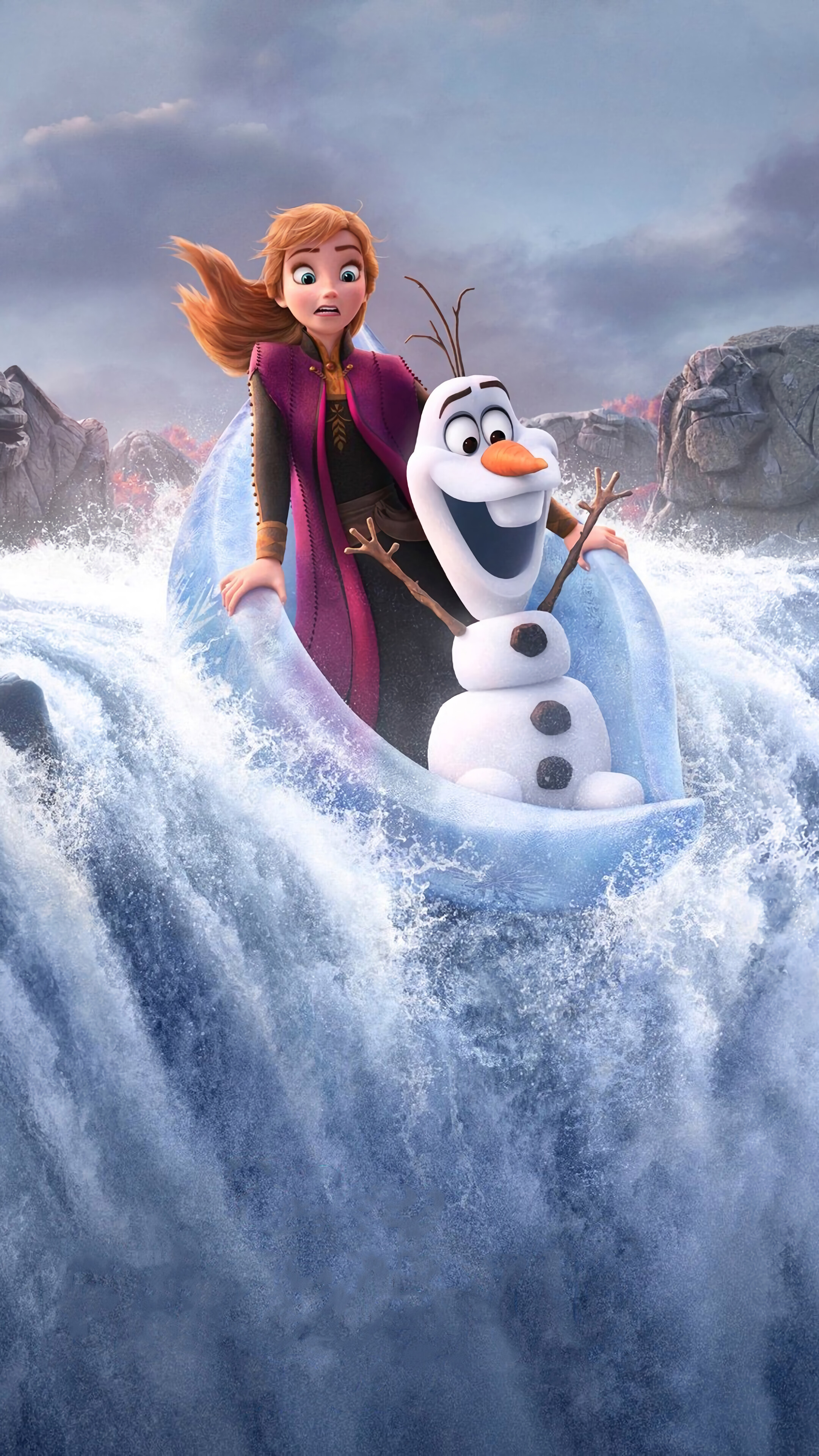 Frozen 2, Anna, Olaf, 4k Gallery HD Wallpaper
