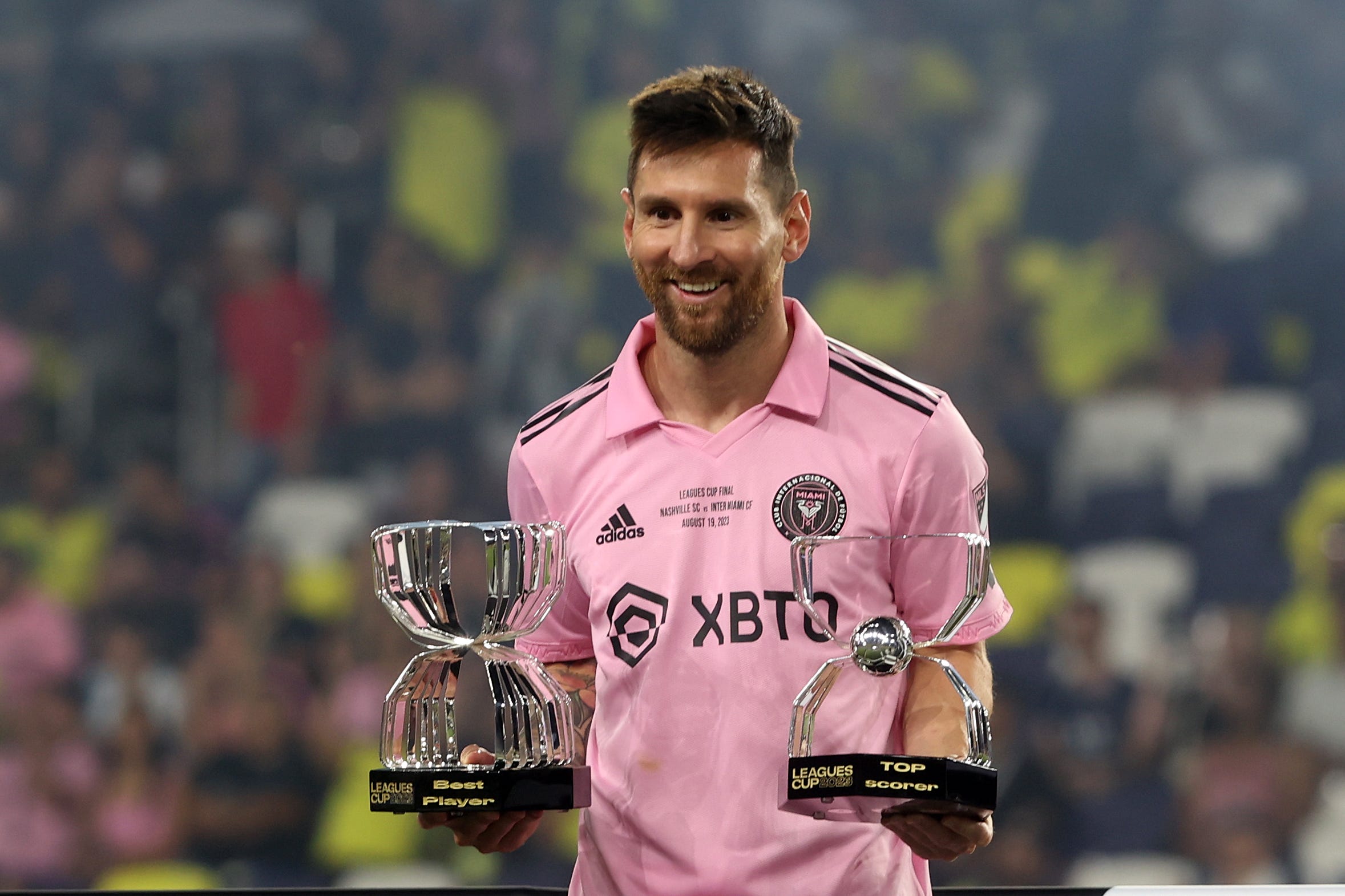 Nashville SC vs Inter Miami, Lionel Messi in Leagues Cup Final photo