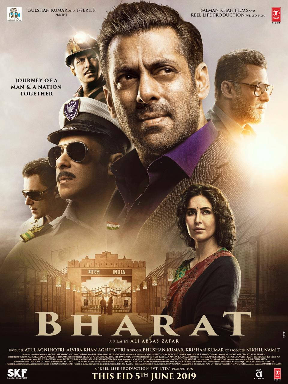 Download Bollywood Movie Bharat Poster Wallpaper