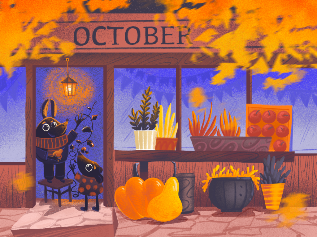 Autumn Vibes: Bright and Cosy Fall Illustrations