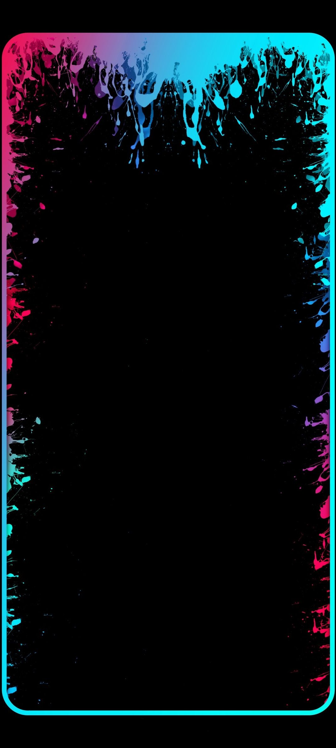 Border Amoled Black Edge Wallpaper