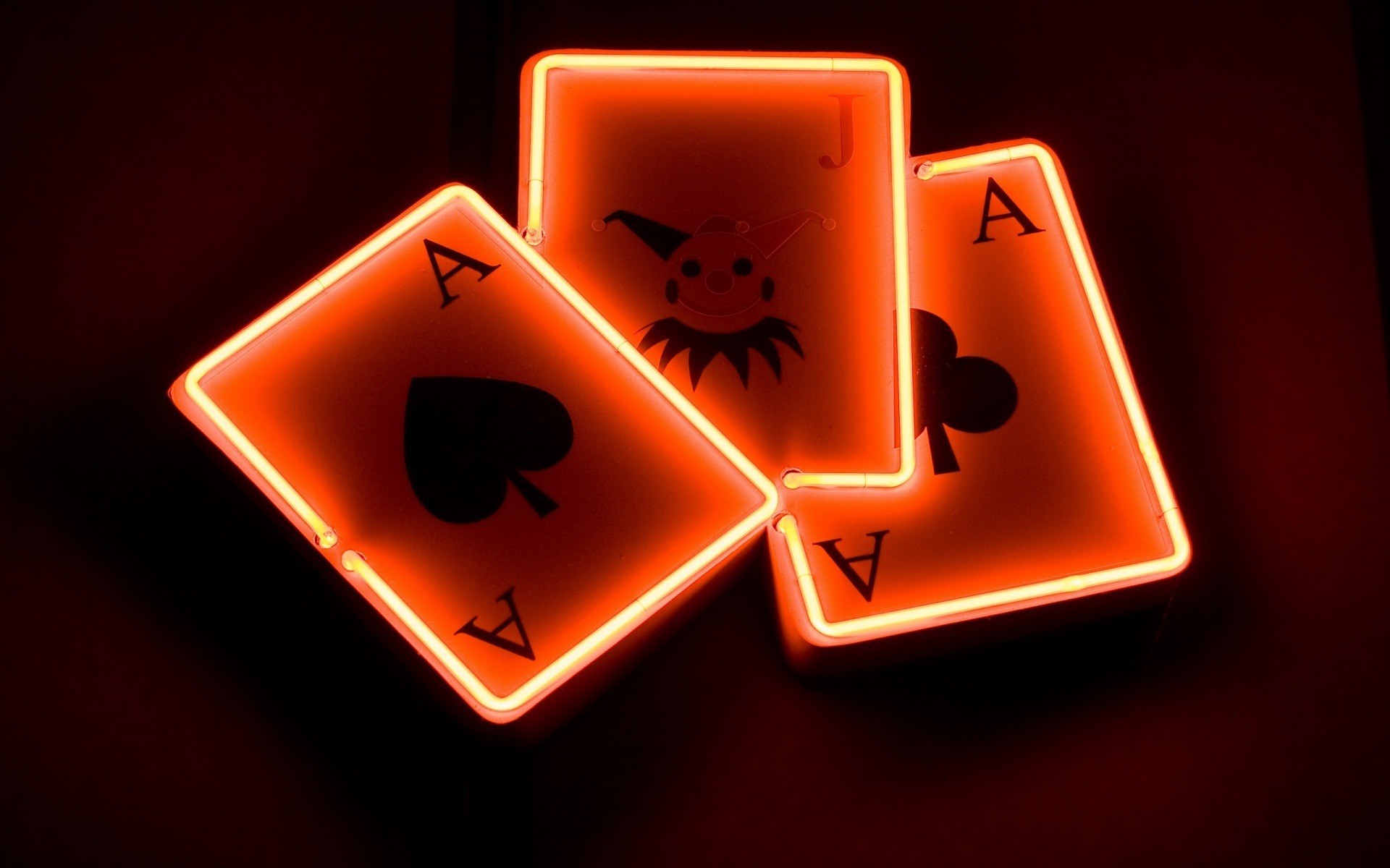 Neon Joker and Aces