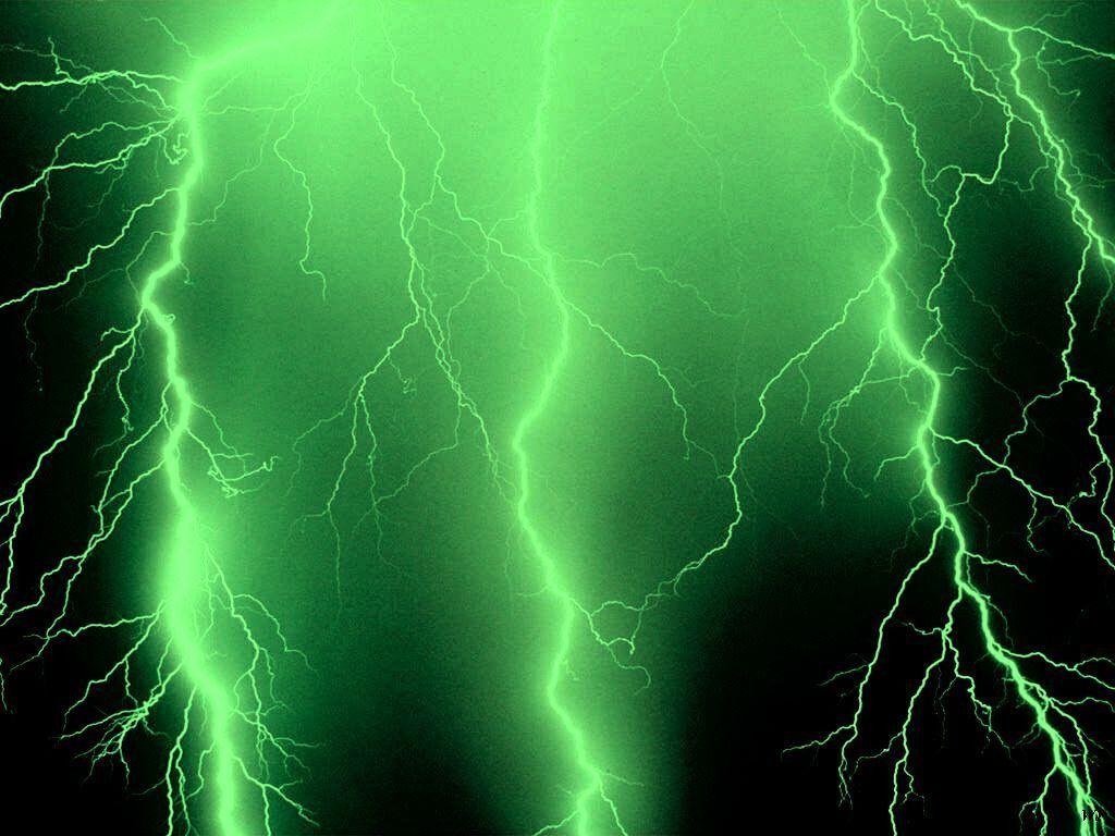 Green Lightning Wallpaper Free Green Lightning Background