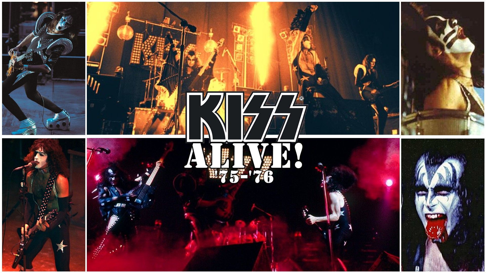 KISS Wallpaper: KISS Alive. Kiss concert, Rock band posters, Kiss army