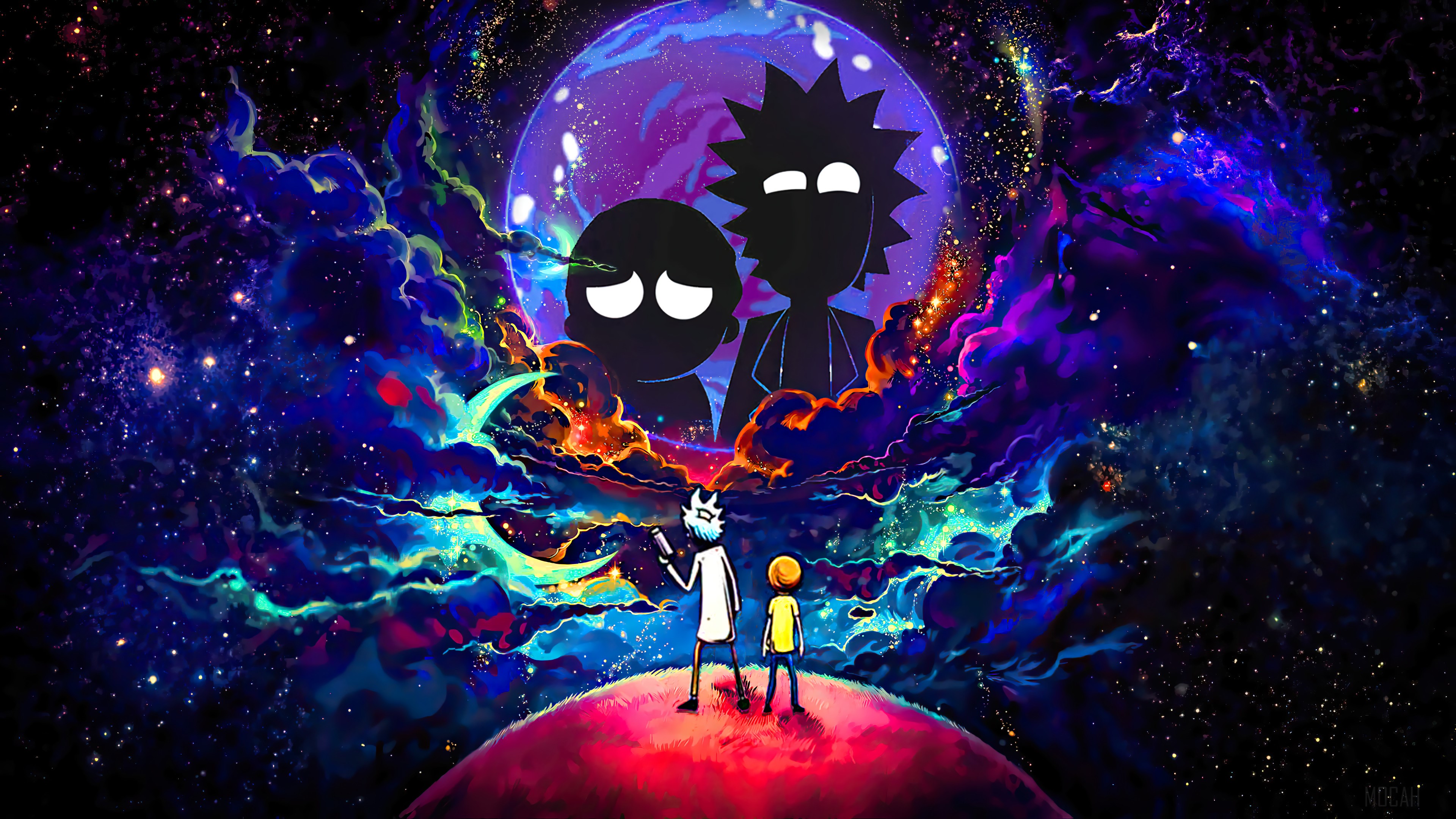 Rick And Morty Chromebook Wallpapers Wallpaper Cave