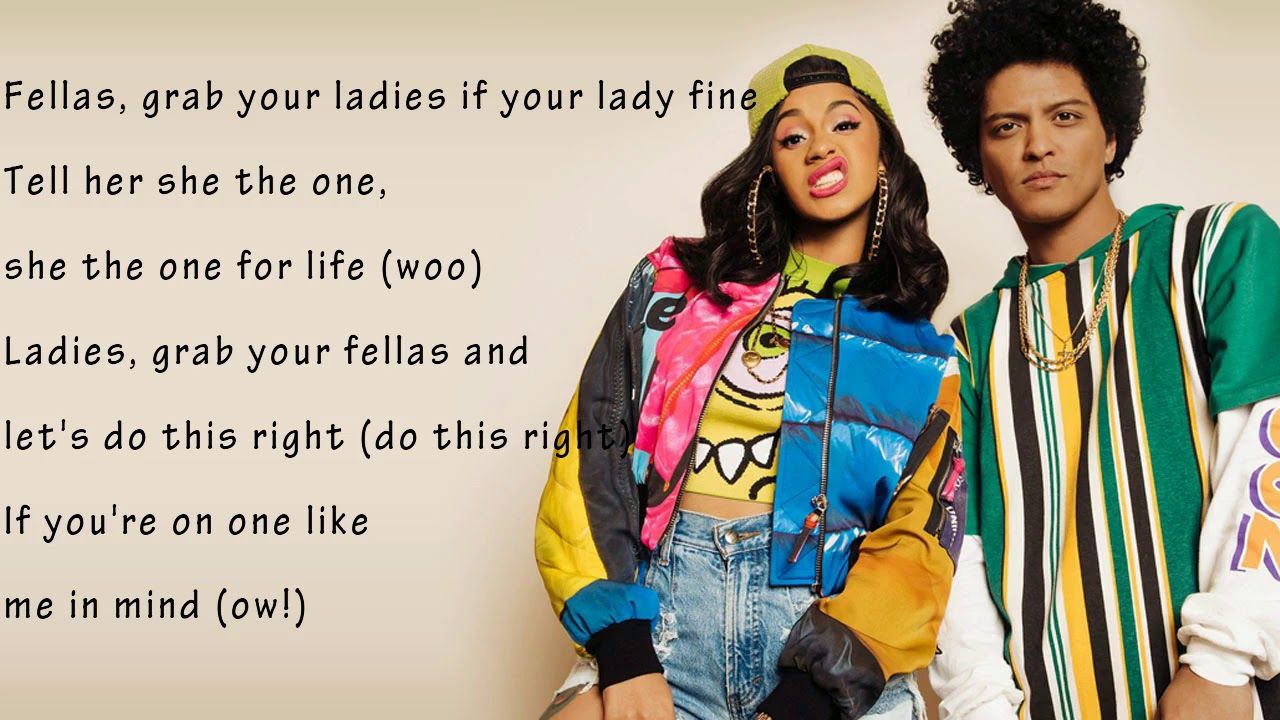 Free download Finesse Bruno Mars and Cardi B Remix Lyrics Music for Meeeee [1280x720] for your Desktop, Mobile & Tablet. Explore Cardi B And Bruno Mars Please Me Wallpaper