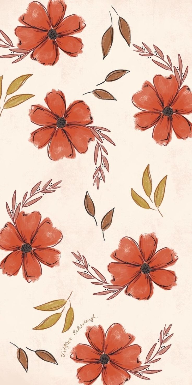 FLORAL PT.5. September wallpaper, iPhone wallpaper fall, Phone wallpaper patterns
